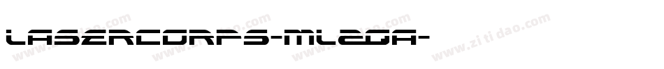 LaserCorps-mLZqa字体转换