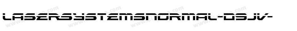 LaserSystemsNormal-d9jV字体转换