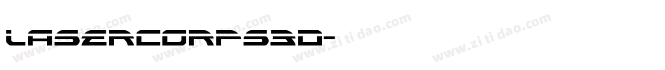 lasercorps3d字体转换