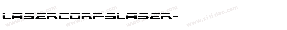 lasercorpslaser字体转换