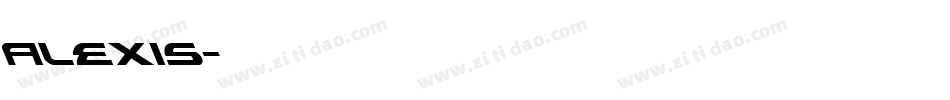 Alexis字体转换