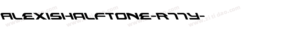 AlexisHalftone-r77y字体转换