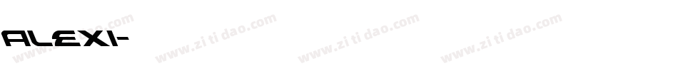 alexi字体转换