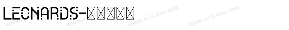 Leonards字体转换