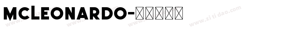 McLeonardo字体转换