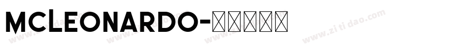McLeonardo字体转换