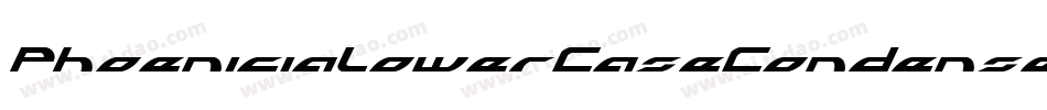PhoeniciaLowerCaseCondensed-RRVE字体转换 PhoeniciaLowerCaseCondensed-RRVE字体转换