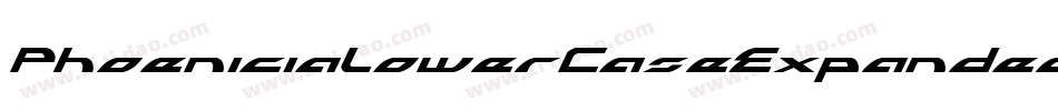 PhoeniciaLowerCaseExpanded-72W4字体转换 PhoeniciaLowerCaseExpanded-72W4字体转换