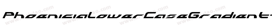PhoeniciaLowerCaseGradient-Kx4X字体转换 PhoeniciaLowerCaseGradient-Kx4X字体转换