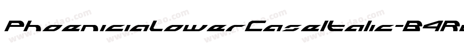 PhoeniciaLowerCaseItalic-B4Rw字体转换 PhoeniciaLowerCaseItalic-B4Rw字体转换