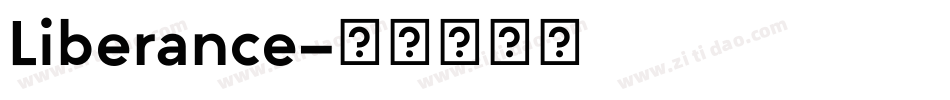 Liberance字体转换