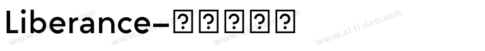 Liberance字体转换