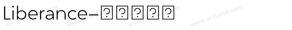 Liberance字体转换