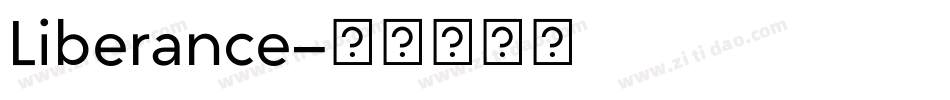 Liberance字体转换