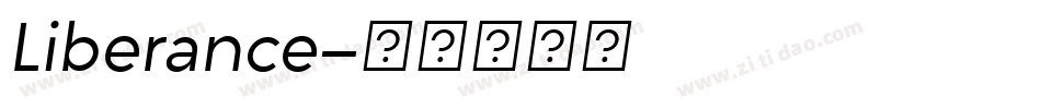 Liberance字体转换