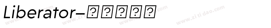 Liberator字体转换