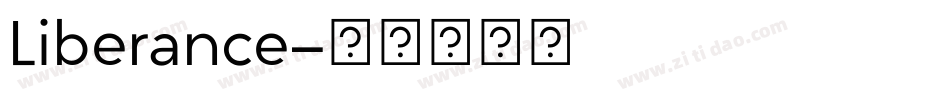 Liberance字体转换