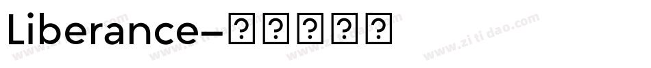 Liberance字体转换