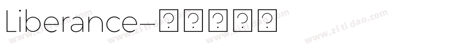 Liberance字体转换