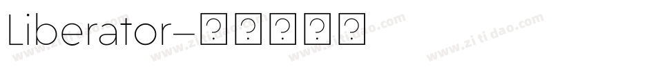 Liberator字体转换