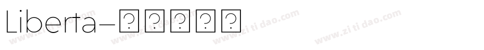 Liberta字体转换