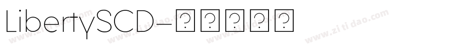 LibertySCD字体转换