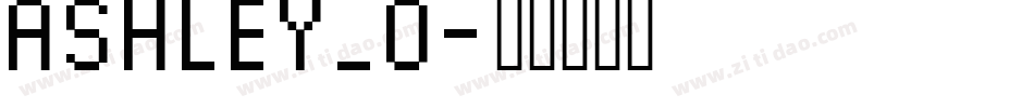 ASHLEY_0字体转换
