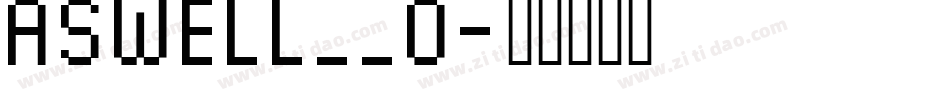 ASWELL__0字体转换