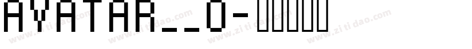 AVATAR__0字体转换