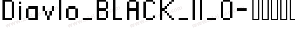 Diavlo_BLACK_II_0字体转换