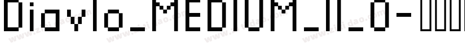 Diavlo_MEDIUM_II_0字体转换