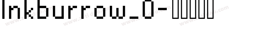 Inkburrow_0字体转换