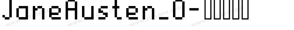 JaneAusten_0字体转换