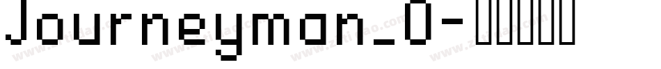 Journeyman_0字体转换
