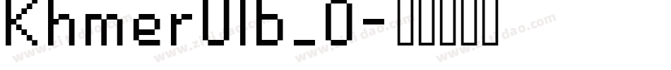 KhmerUIb_0字体转换