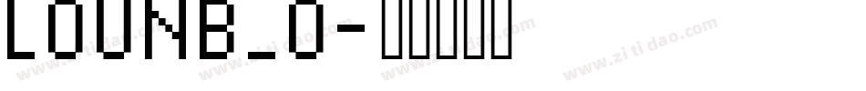 LOUNB_0字体转换