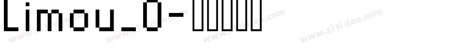 Limou_0字体转换