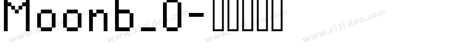 Moonb_0字体转换