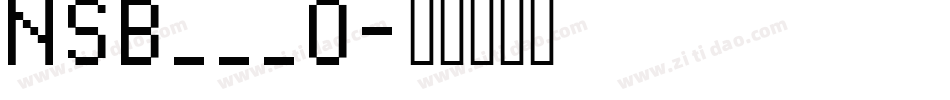 NSB___0字体转换
