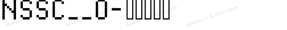 NSSC__0字体转换