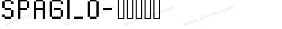SPAGI_0字体转换