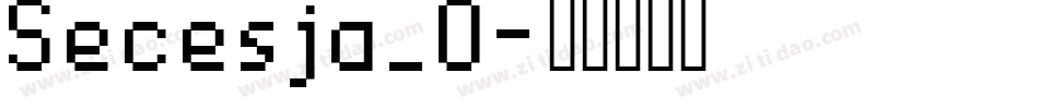 Secesja_0字体转换