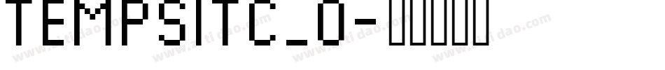 TEMPSITC_0字体转换
