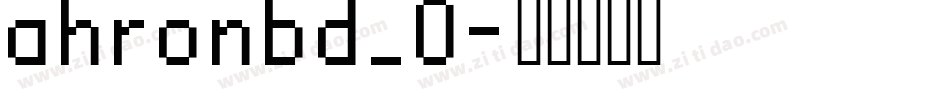 ahronbd_0字体转换
