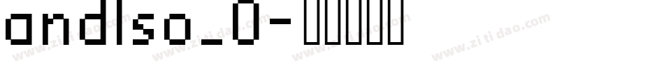 andlso_0字体转换
