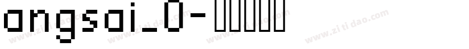 angsai_0字体转换