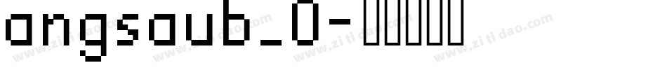 angsaub_0字体转换