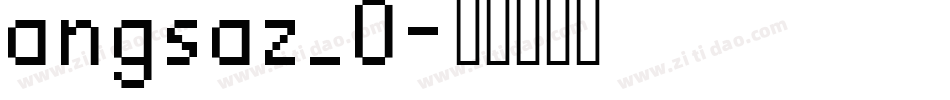 angsaz_0字体转换