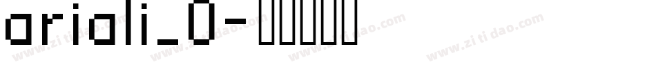 ariali_0字体转换