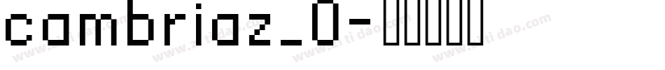 cambriaz_0字体转换